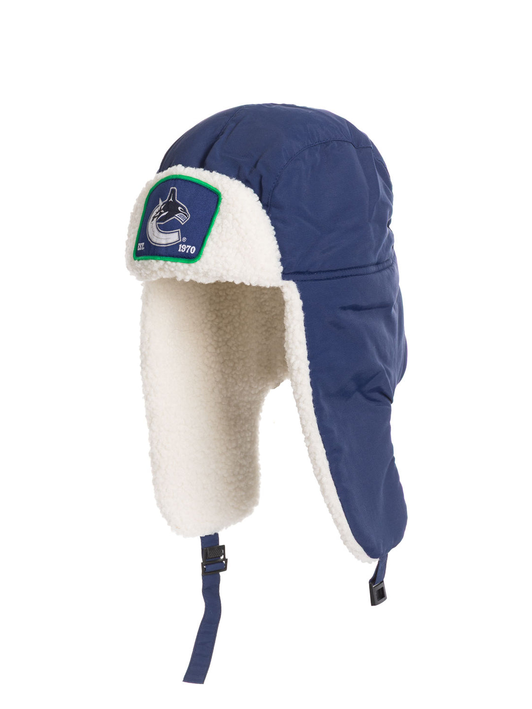 Official Licensed NHL Vancouver Canucks Trapper Hat