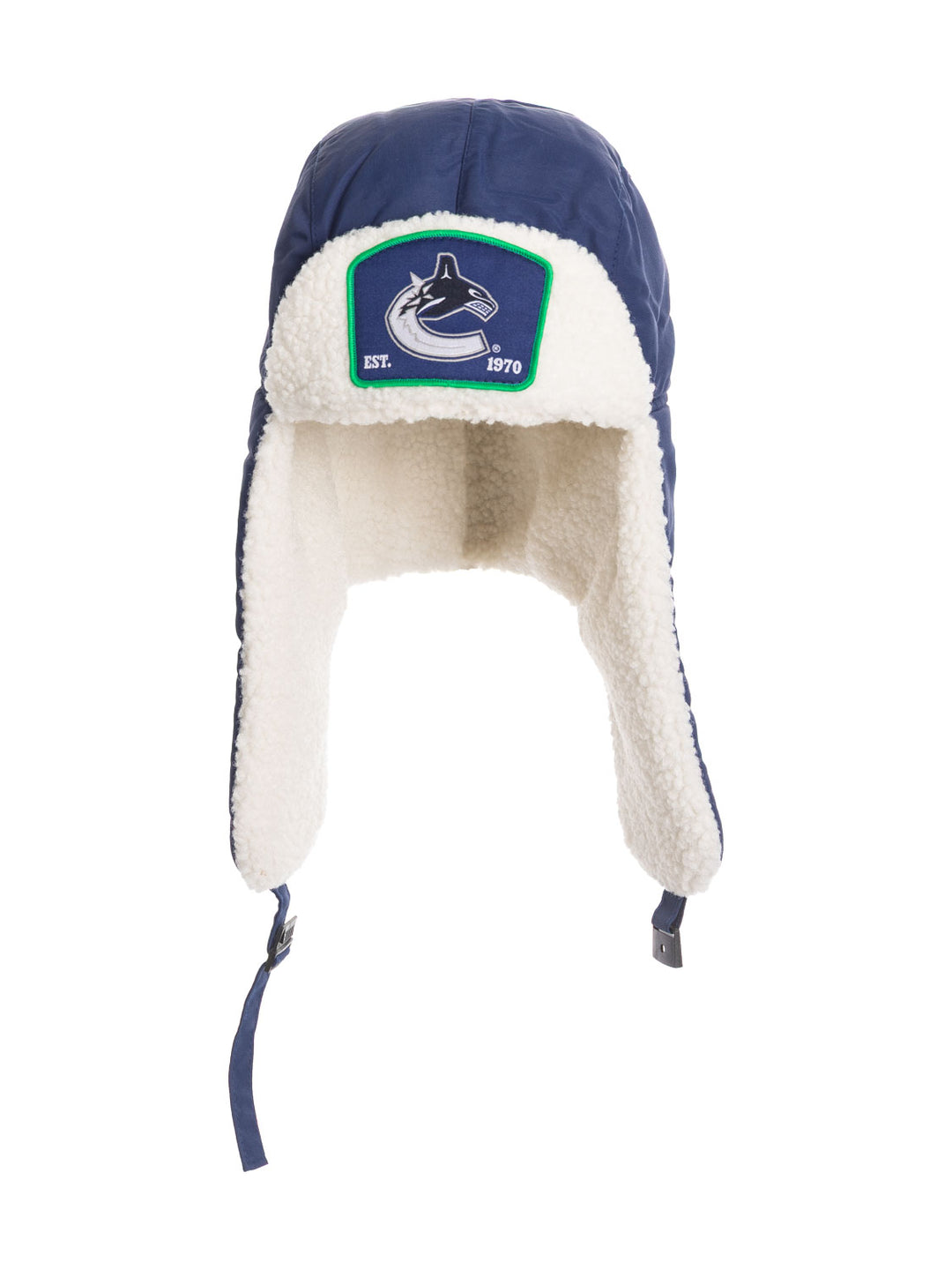 Official Licensed NHL Vancouver Canucks Trapper Hat