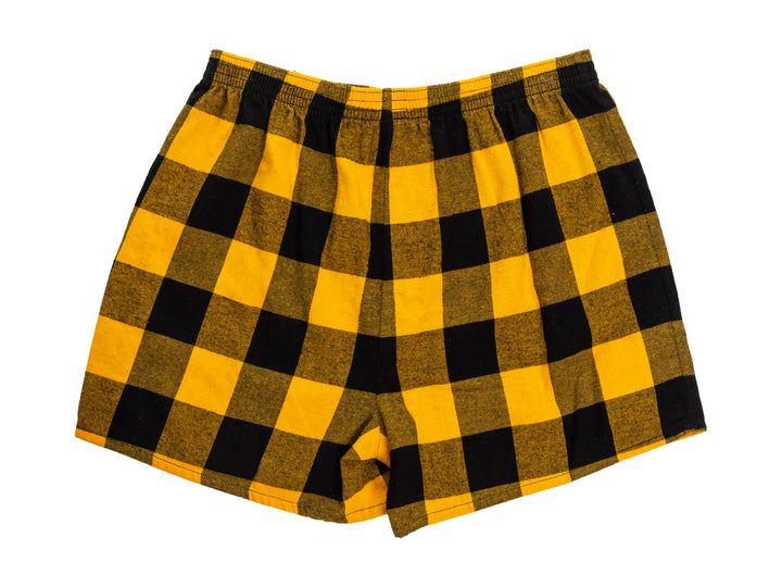 NHL Licensed  Boston Bruins Buffalo Plaid Flannel Boxers --2pack