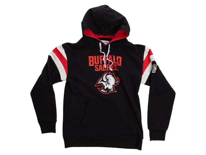 Buffalo Sabres Goathead Varsity Stripe Hoodie – NHL Graphic Pullover