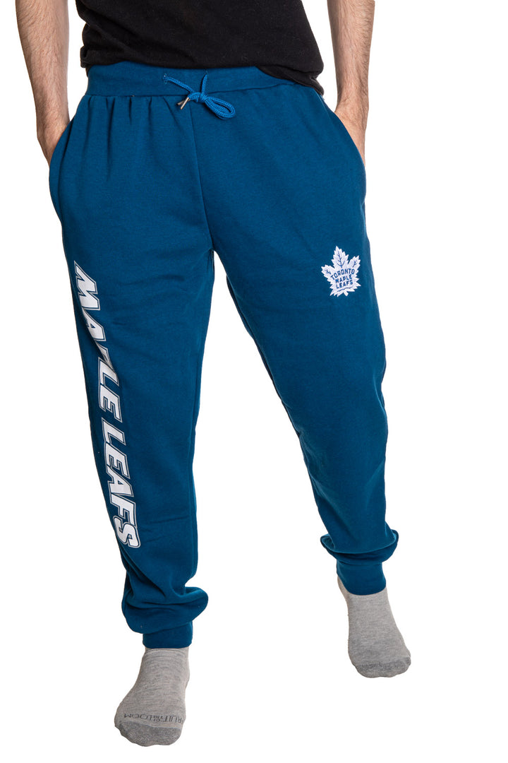 Men's Toronto Maple Leafs Cotton Fleece Jogger Style Sweatpants