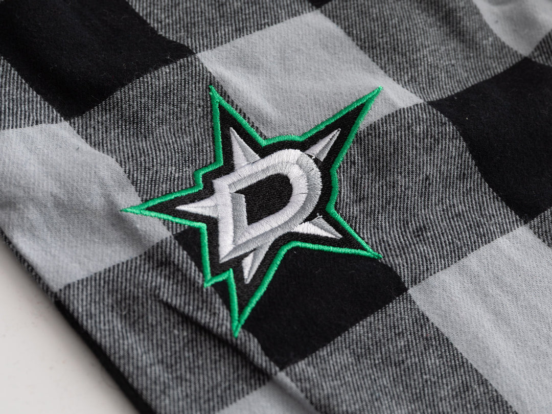 Official Licensed NHL Dallas Stars Flannel Buffalo Plaid PJ Pants