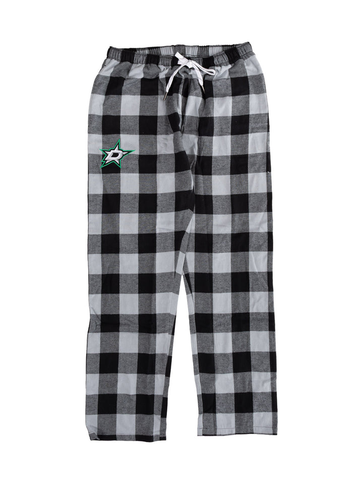 Official Licensed NHL Dallas Stars Flannel Buffalo Plaid PJ Pants