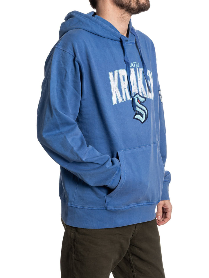 Official NHL licensed Seattle Kraken Unisex Acid Wash Hoodie