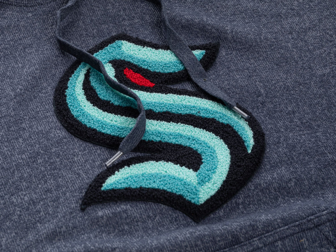 NHL Seattle Kraken Unisex Nantucket Hoodie with Chenille Logo Crest