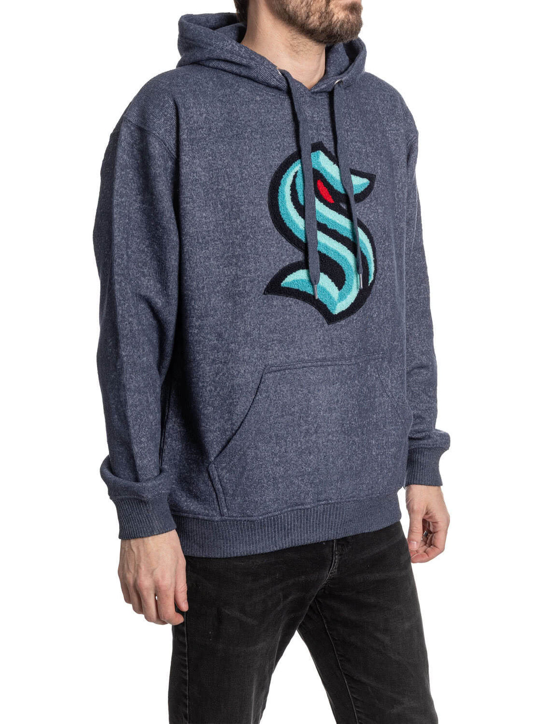 NHL Seattle Kraken Unisex Nantucket Hoodie with Chenille Logo Crest