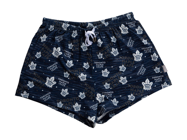 Official Licensed NHL Toronto Maple Leafs Ladies Lounge Shorts