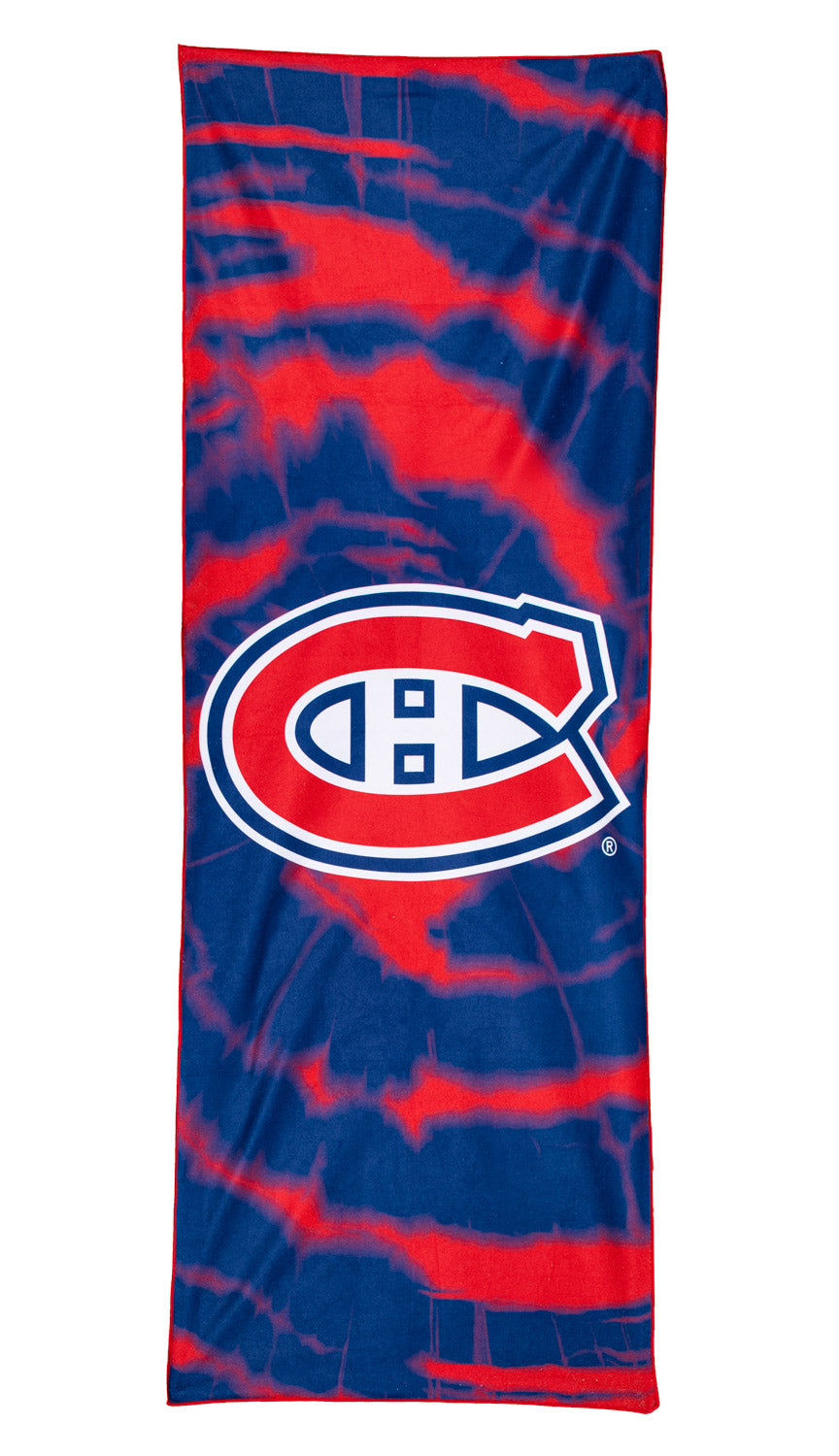 Montreal Canadiens Tie Dye effect Beach Towel (84" by 30")