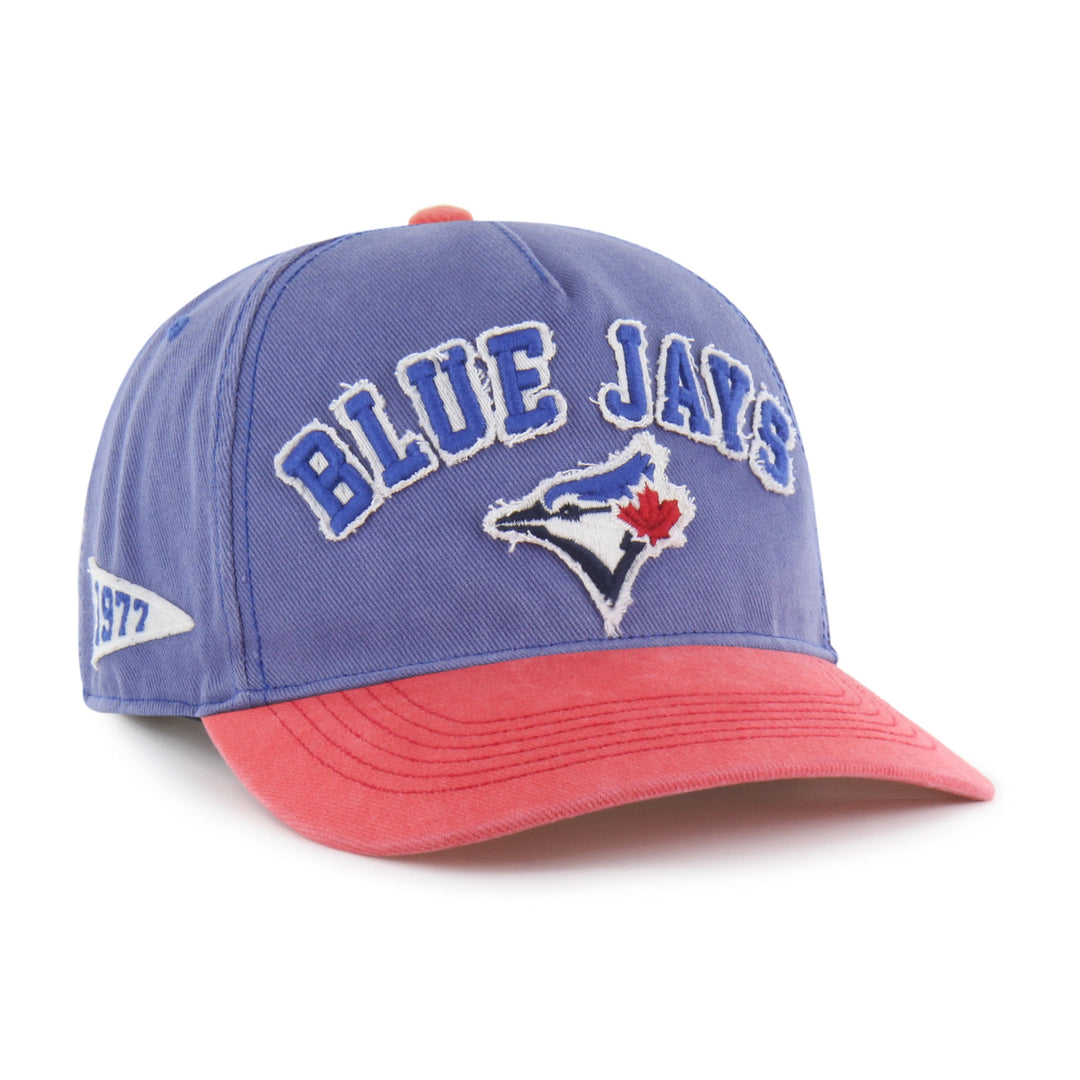 Toronto Blue Jays Calderwood '47 Hitch RF Snapback Cap in Blue/Rust, front view
