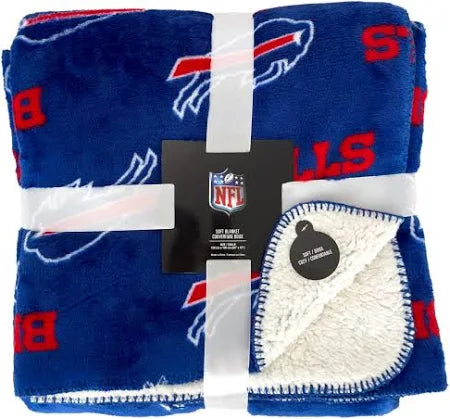 Official NFL Buffalo Bills Sherpa Blanket
