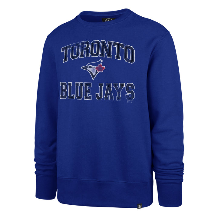 Official Licensed MLB Toronto Blue Jays Union Arch Fleece Crewneck