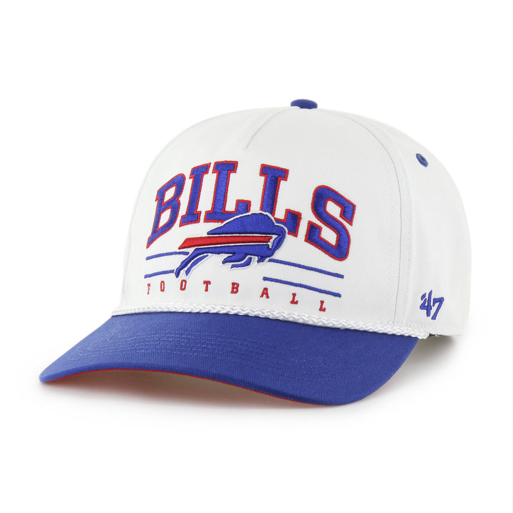Buffalo Bills Roscoe Rope TT '47 Hitch RF Adjustable Hat – White/Royal