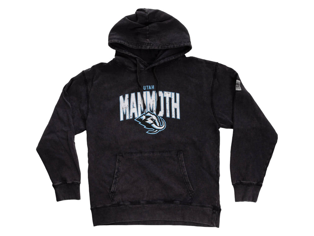 Official NHL licensed Utah Mammoth Unisex Acid Wash Hoodie