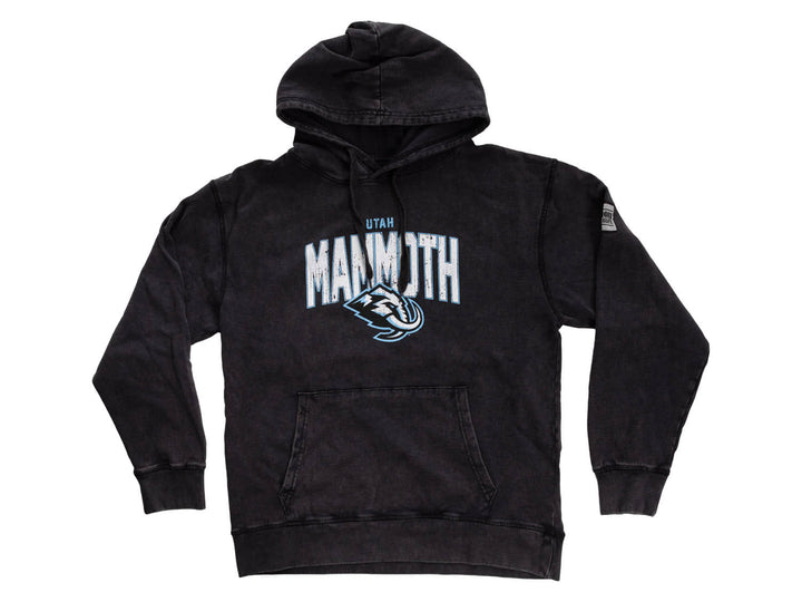Official NHL licensed Utah Mammoth Unisex Acid Wash Hoodie