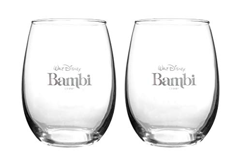 Disney Collectible Stemless Glass Set - Bambi