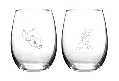 Disney Collectible Stemless Glass Set - Bambi