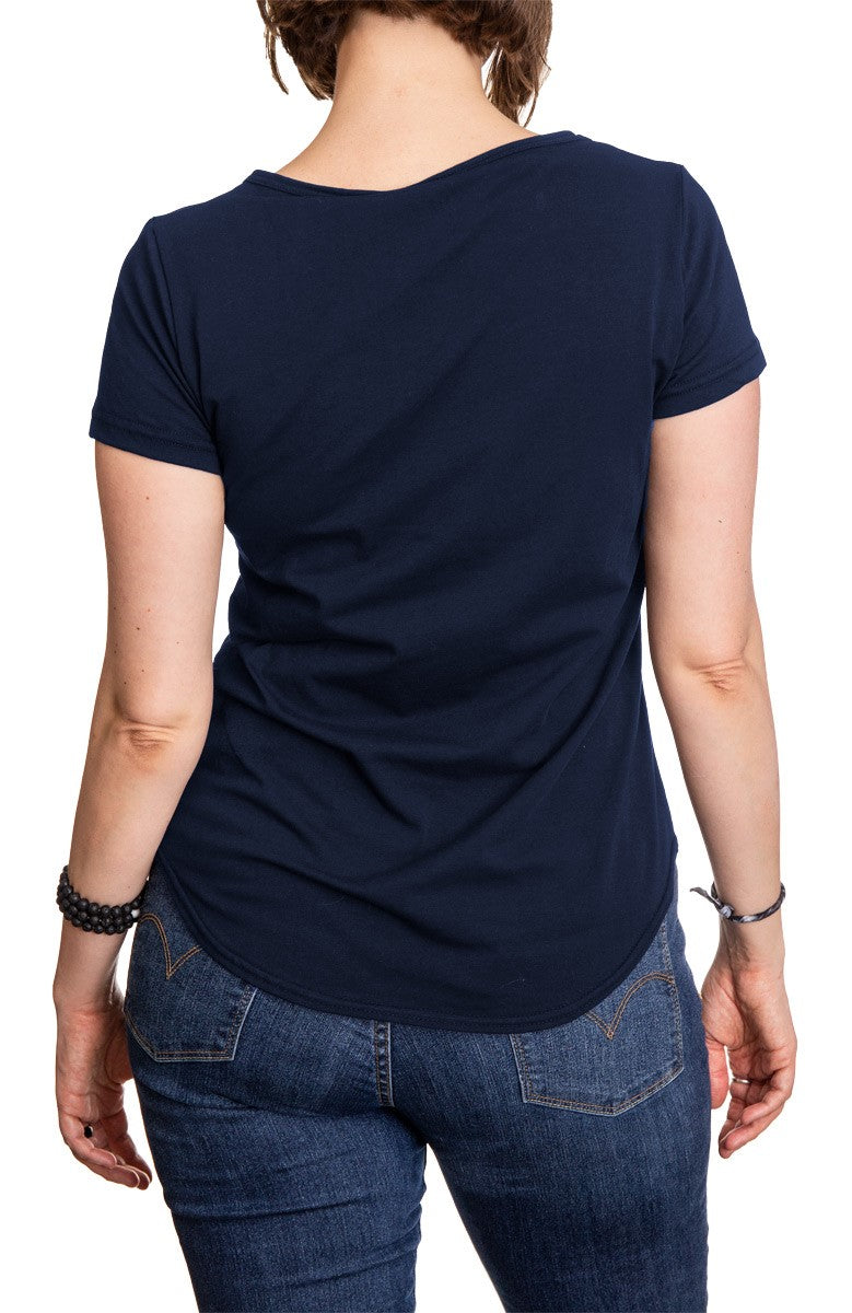 Columbus Blue Jackets Scoop Neck T-Shirt for Women