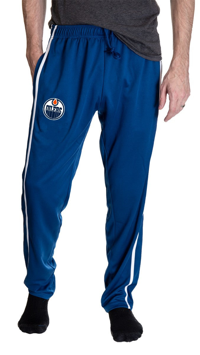 Edmonton Oilers Striped Training Pants for Men