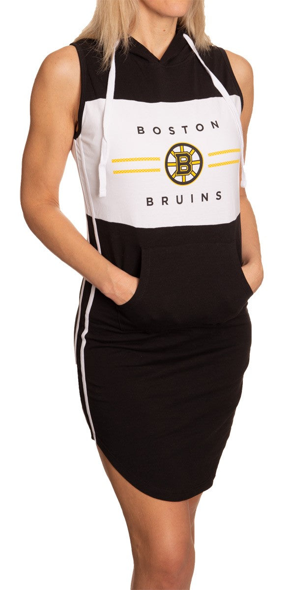 Boston Bruins Sleeveless Hoodie Dress