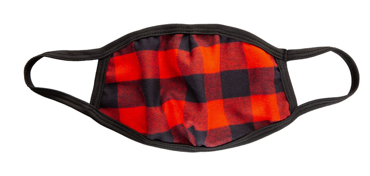 Buffalo Plaid 3 Ply Face Mask.