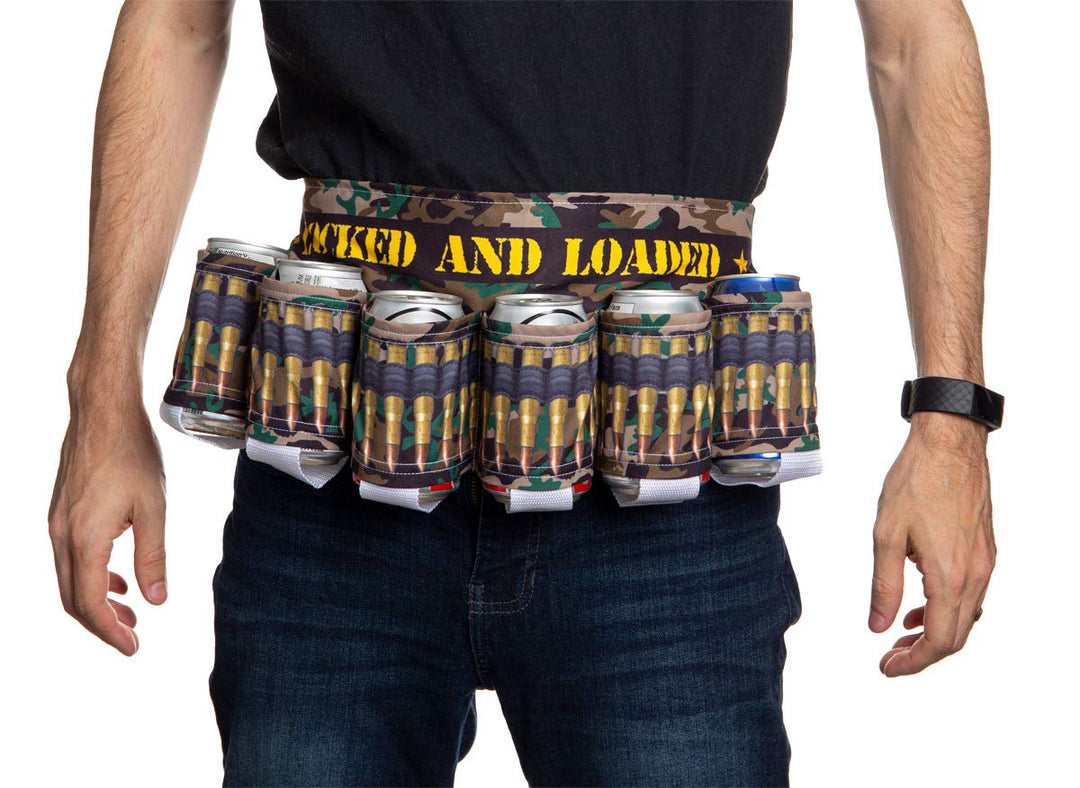 Locked and Loaded Beer Belt, Ammo Design.