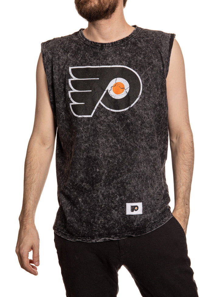 Philadelphia Flyers Acid Washed Sleeveless Shirt
