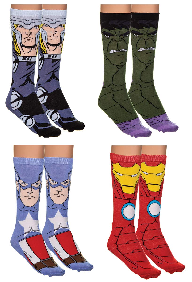 Avengers Unisex Socks 4-Pack Gift Set