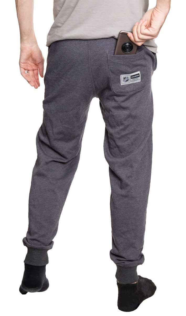 New York Islanders French Terry Joggers Back View with Back Pocket.