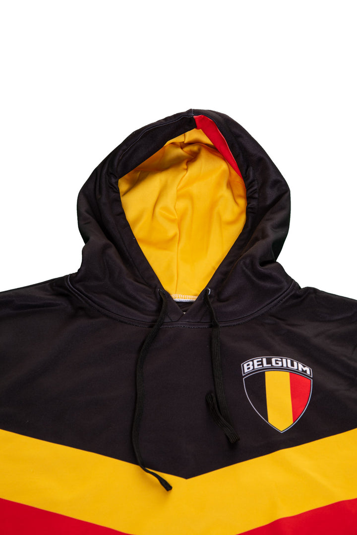 Belgium World Soccer Sublimated Hooded Sweatshirt