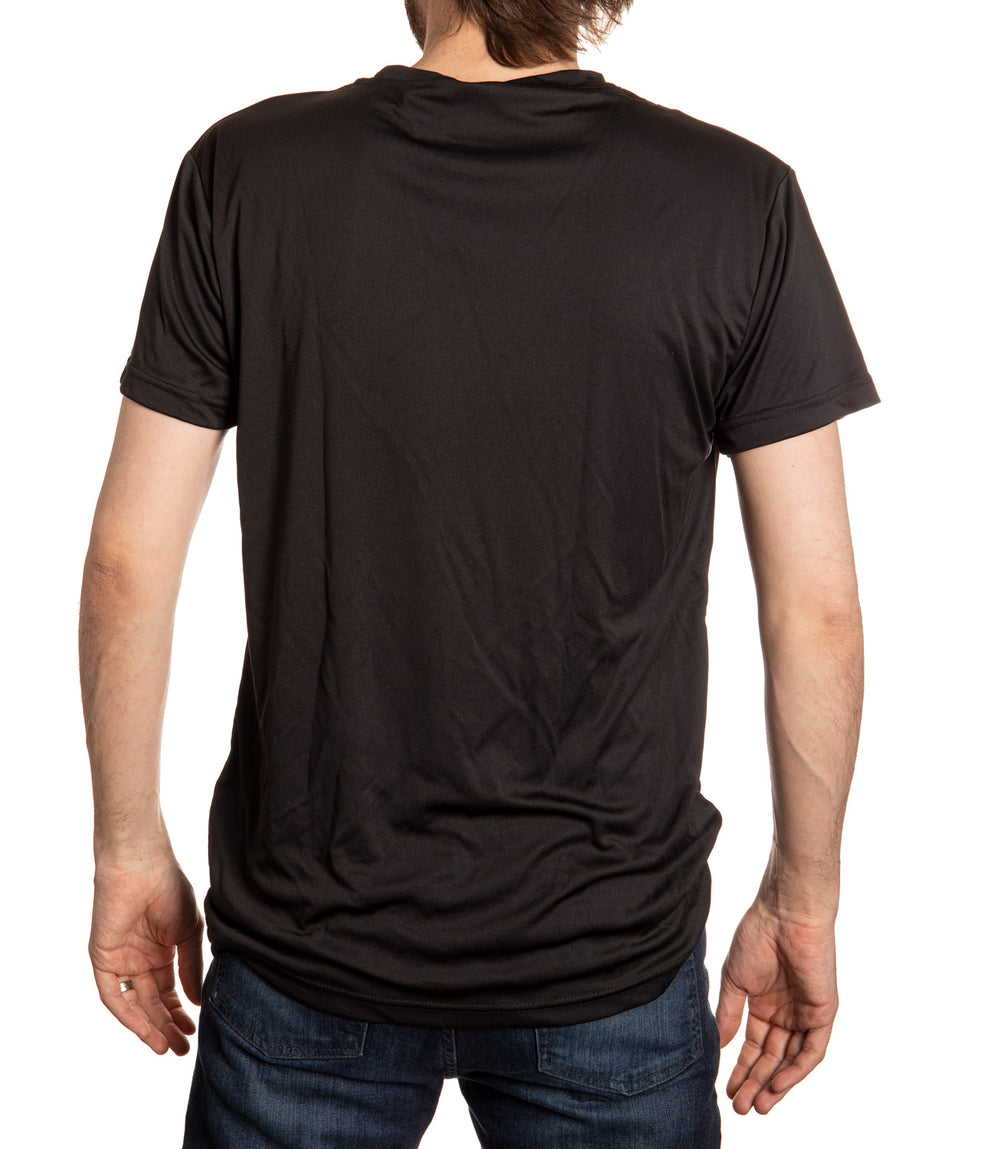 Colorado Avalanche Shoulder Stripe Varsity Inset T-Shirt