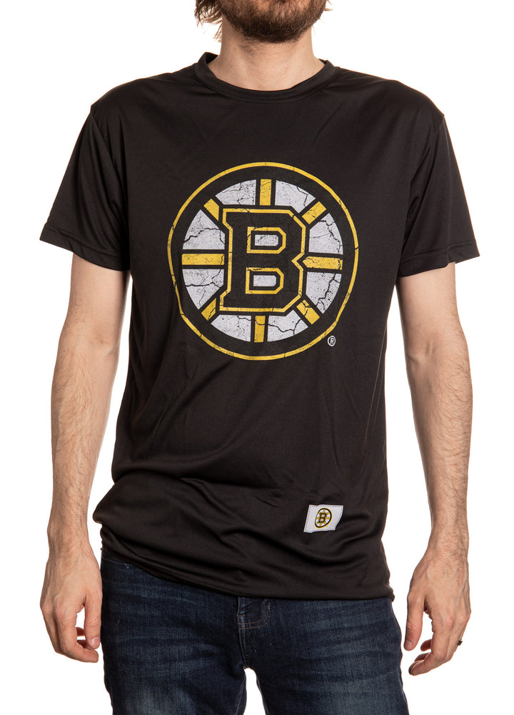 Boston Bruins Short Sleeve Rashguard Front View