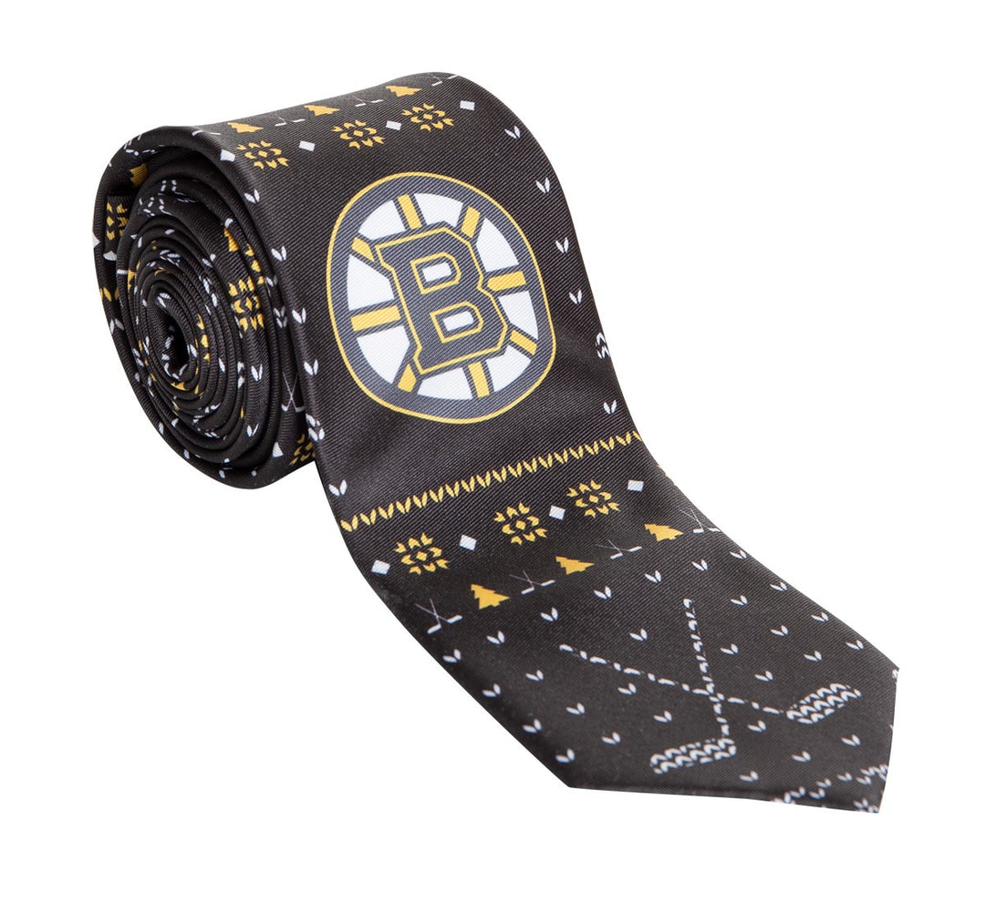 Boston Bruins Ugly Christmas Tie.