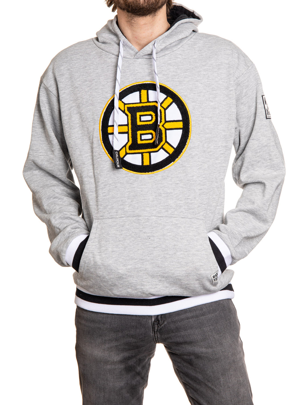 NHL Surf & Skate Boston Bruins "Muskoka Style" Striped Hoodie
