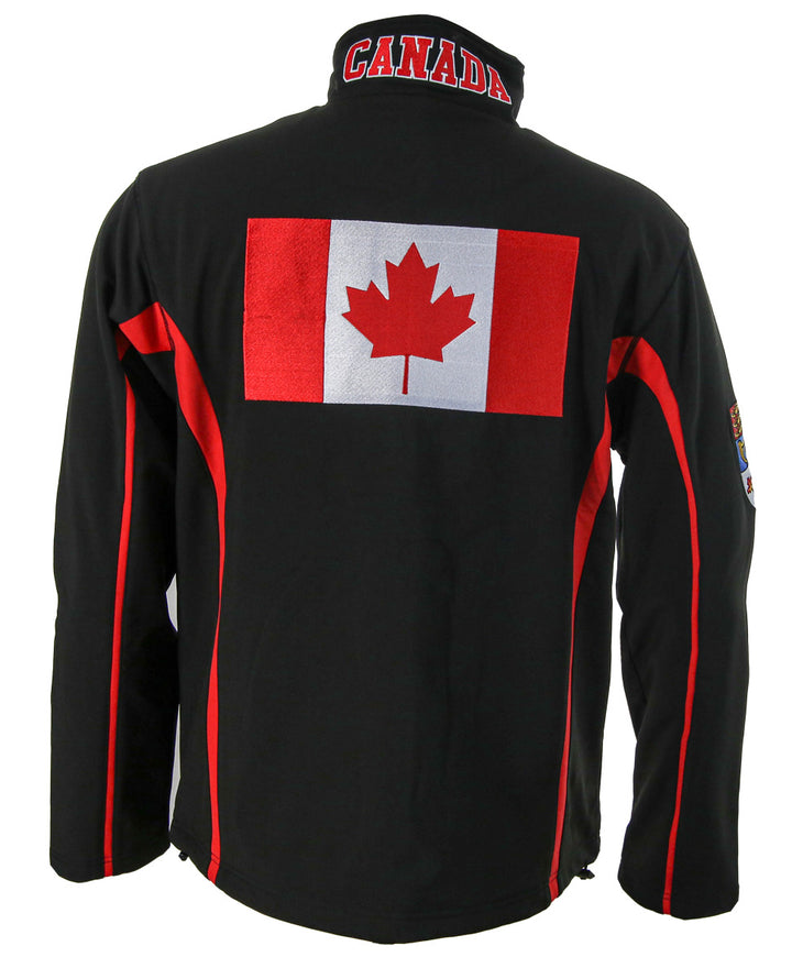 Canada Flag Jacket Back View