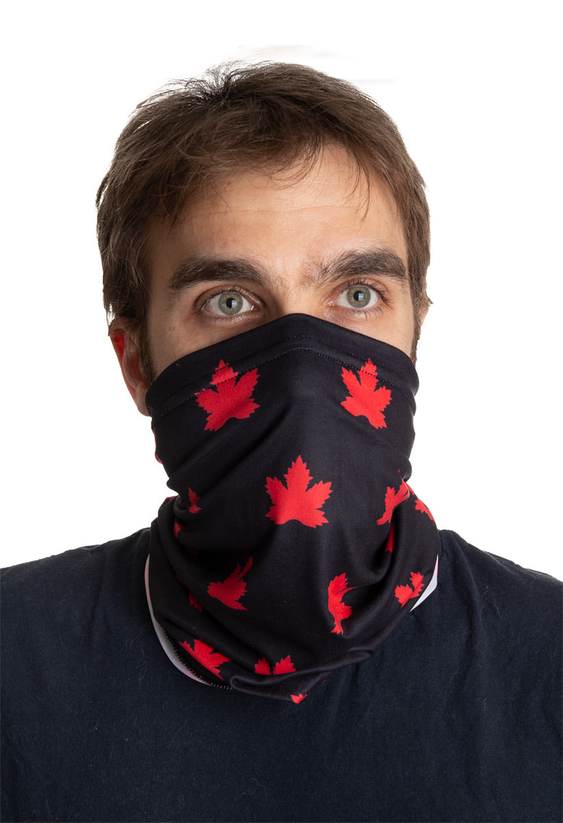 Scattered Canada Leaf Neck Gaiter