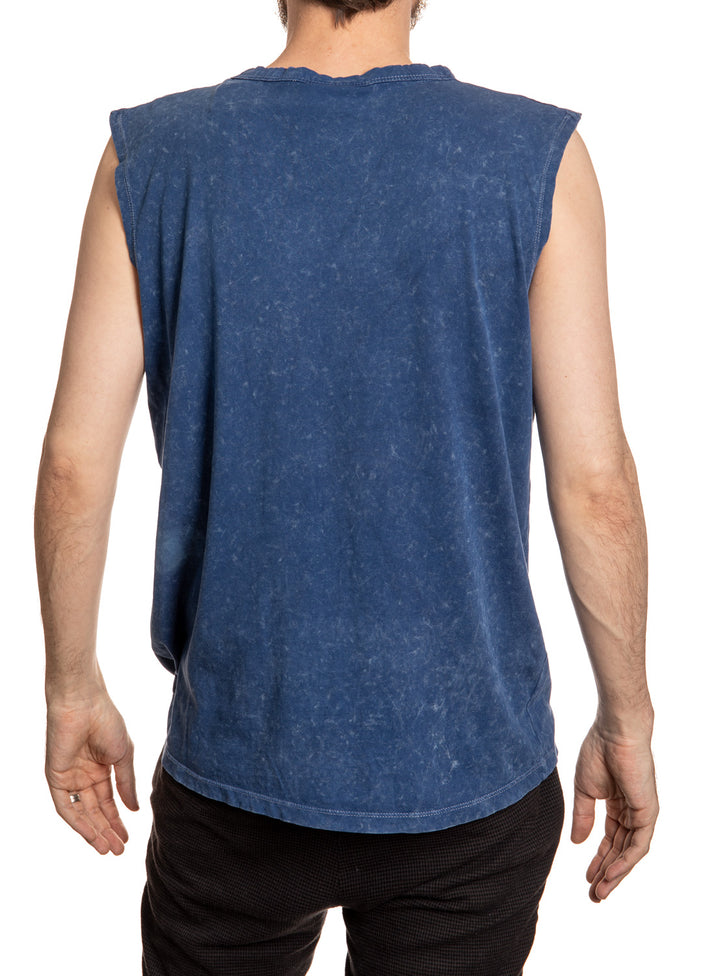 Vancouver Canucks Acid Washed Sleeveless Shirt