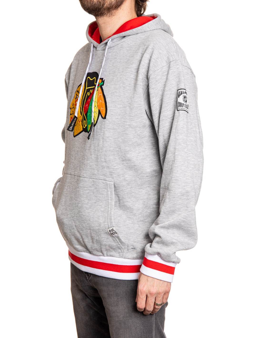 NHL Surf & Skate Chicago Blackhawks "Muskoka Style" Striped Hoodie