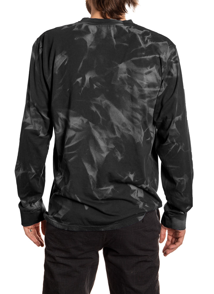 Toronto Maple Leafs Crystal Tie Dye Long Sleeve Shirt - Black Edition