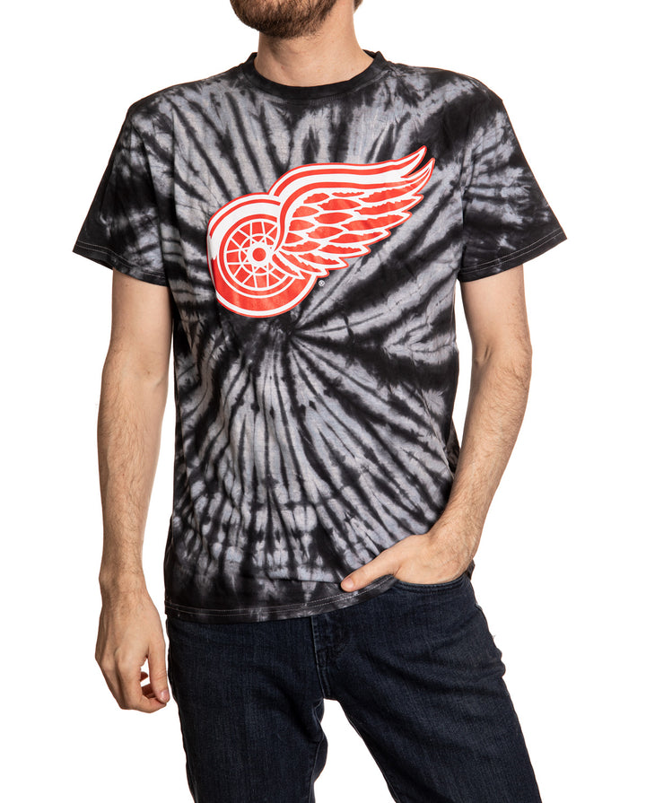Detroit Red Wings Spiral Tie Dye T-Shirt for Men