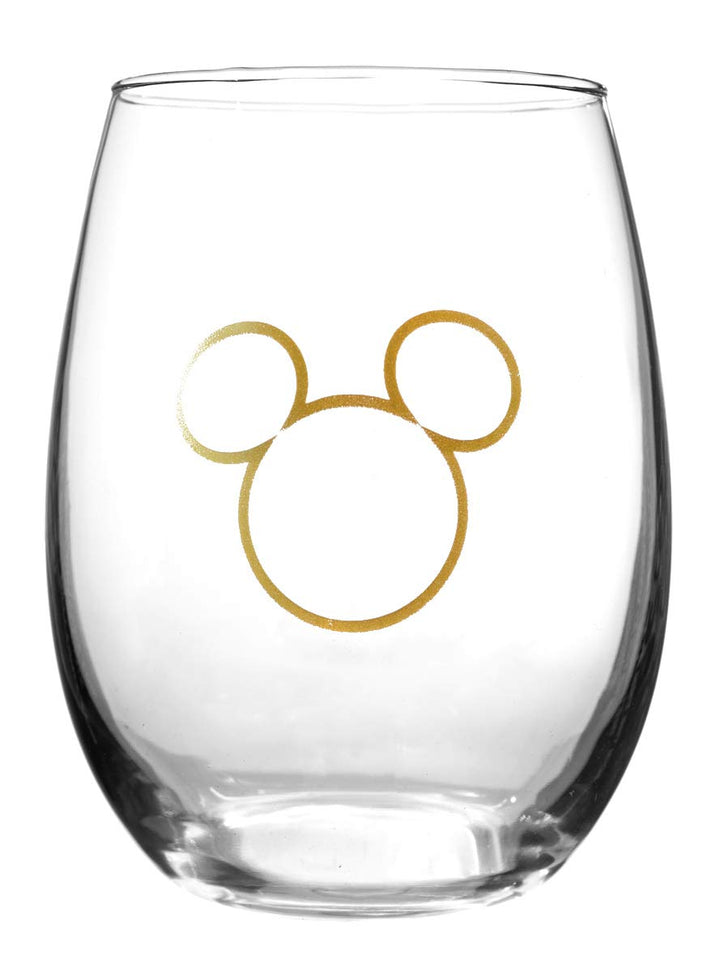 Disney Collectible Wine Glass Set-  90th Anniversary Limited Edition