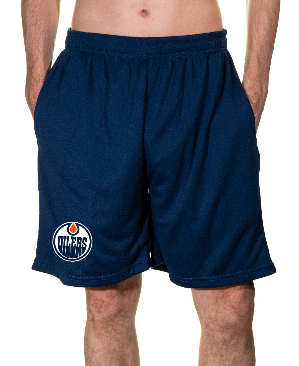 NHL Mens Air Mesh Shorts- Edmonton Oilers