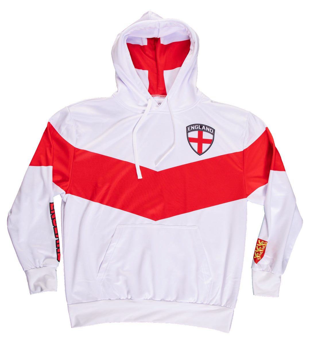 England World Soccer Sublimated Hooded Sweatshirt