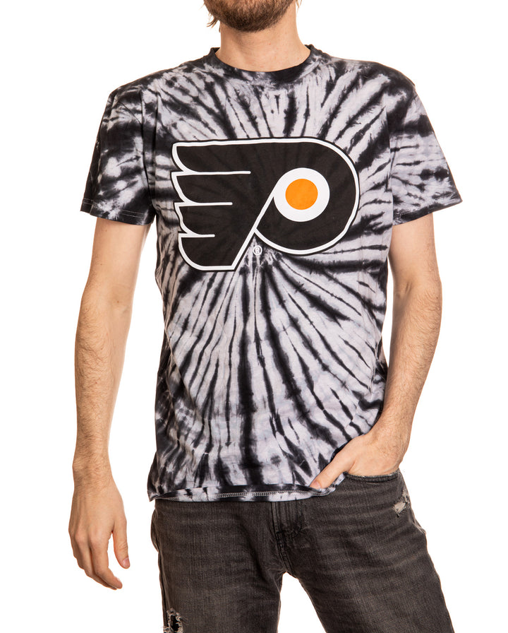 Philadelphia Flyers Spiral Tie Dye T-Shirt for Men