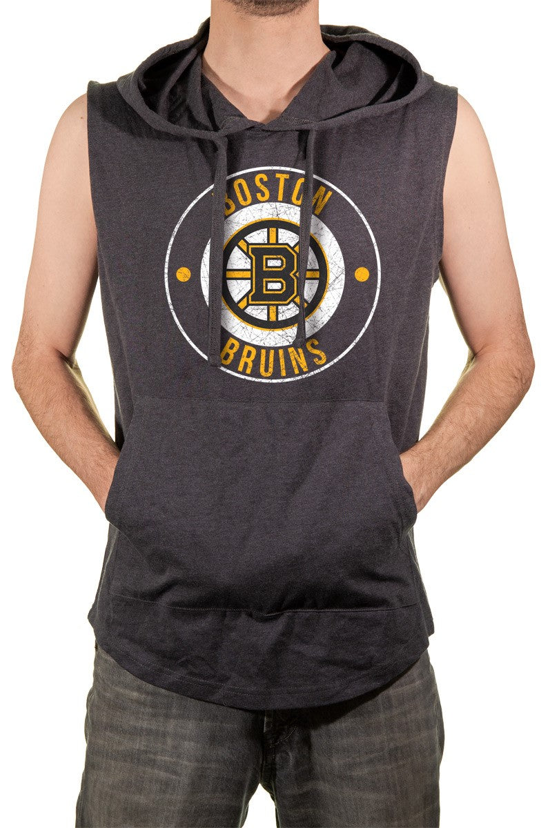 NHL Men's Sleeveless Hoodie- Boston Bruins 