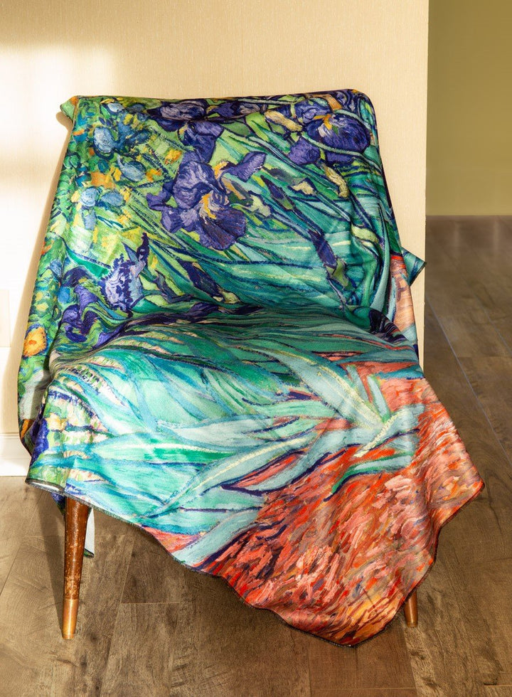 Realistic Vincent van Gogh Throw Blanket. Novelty Blanket. Chair Decor.