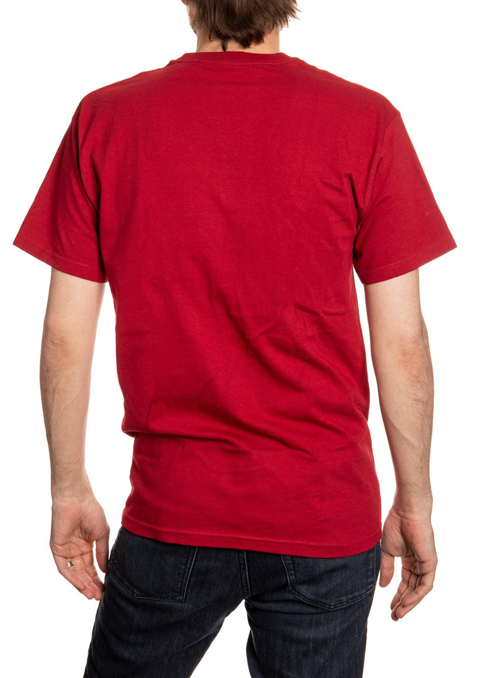 Rickards Red Classic Logo T-Shirt Back View.