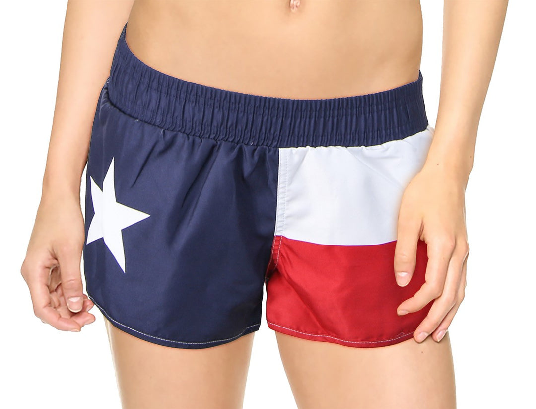 Ladies Texas Lone Star State Flag Board Short