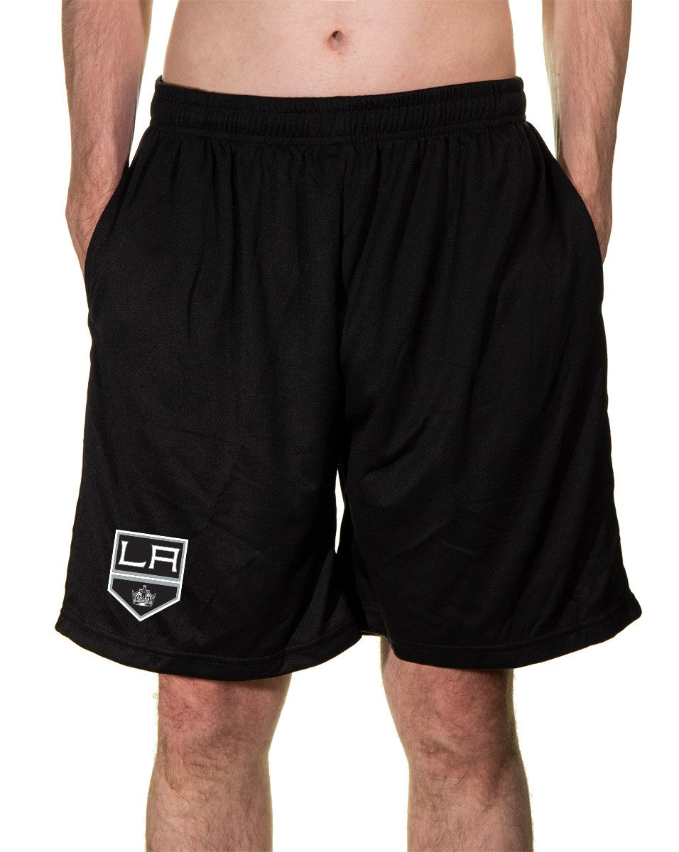 NHL Mens Air Mesh Shorts- Los Angeles Kings