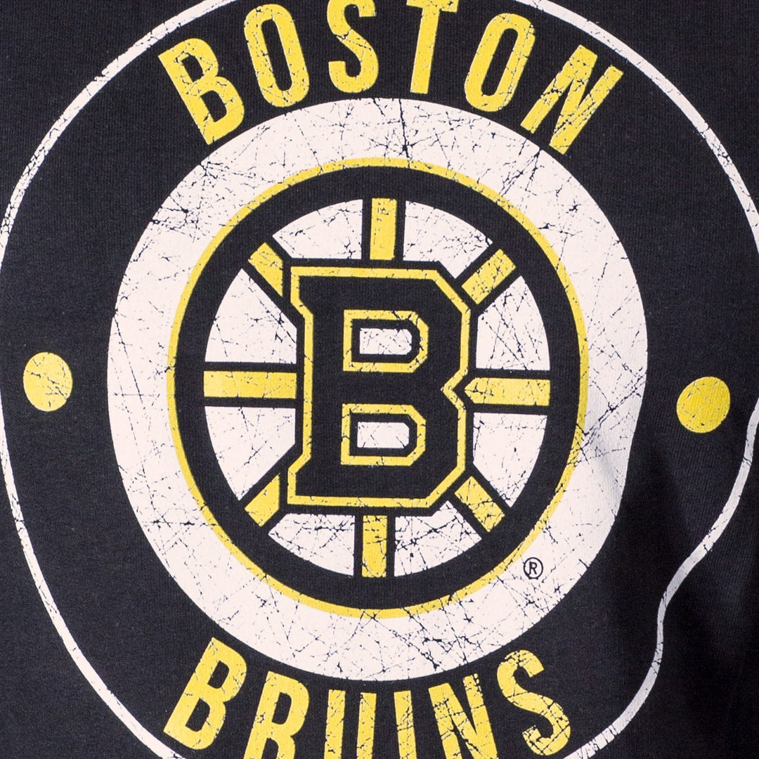 NHL Ladies Official Team Hoodie- Boston Bruins Distressed Logo