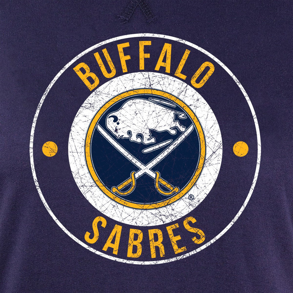 NHL Ladies Official Team Hoodie- Buffalo Sabres Distressed Logo